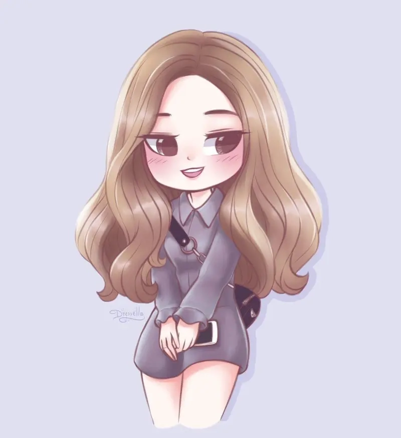 Khi chibi jennie blackpink trở thành xu hướng ảnh nền