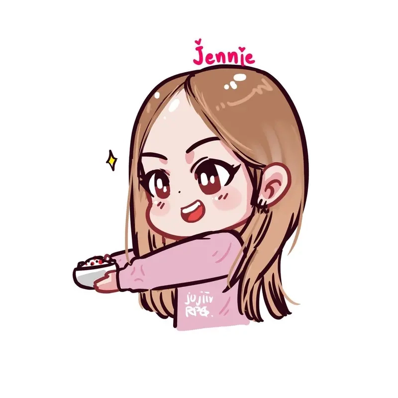 Độc đáo với phiên bản jennie solo chibi siêu chất