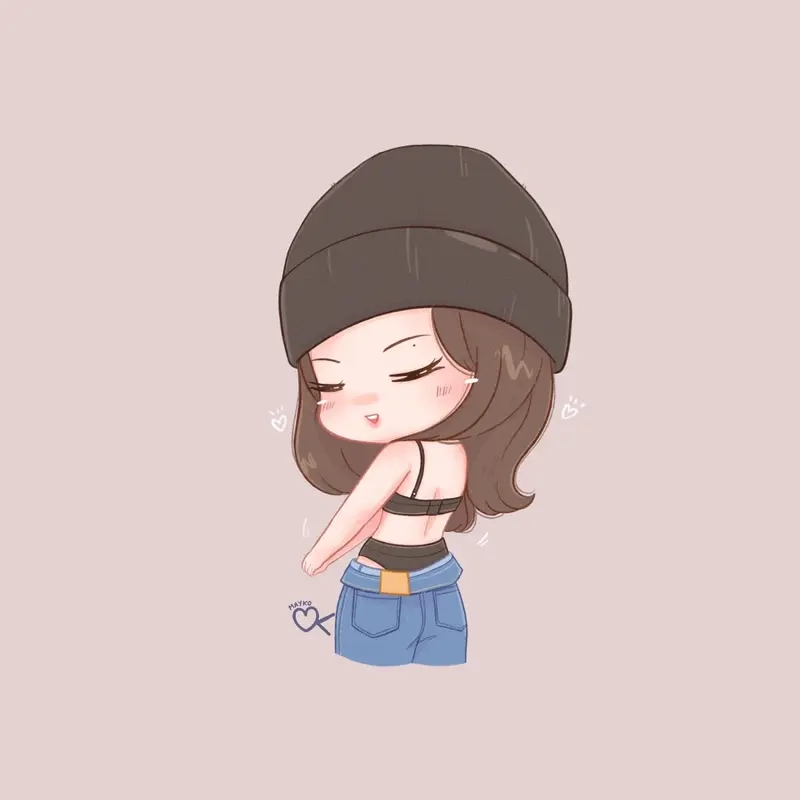 Học ngay vẽ jennie chibi cute với 3 bước đơn giản