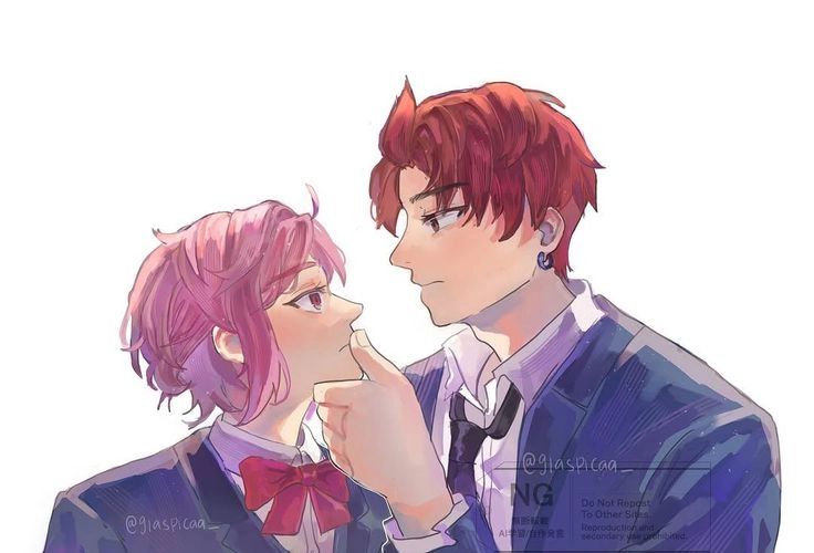 Jiji x Aira fanart đầy màu sắc với nét vẽ tinh tế