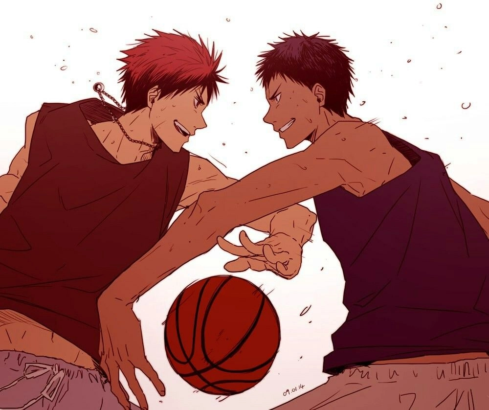 Aomine Kagami zone khoảnh khắc hai quái vật bùng nổ sức mạnh