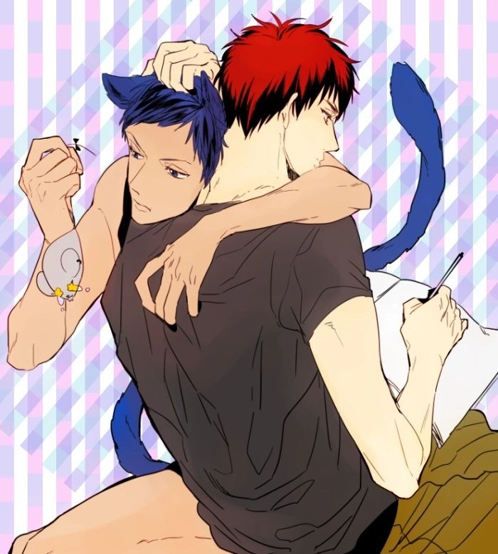 Aomine x Kagami là cặp đôi kình địch đầy cảm xúc