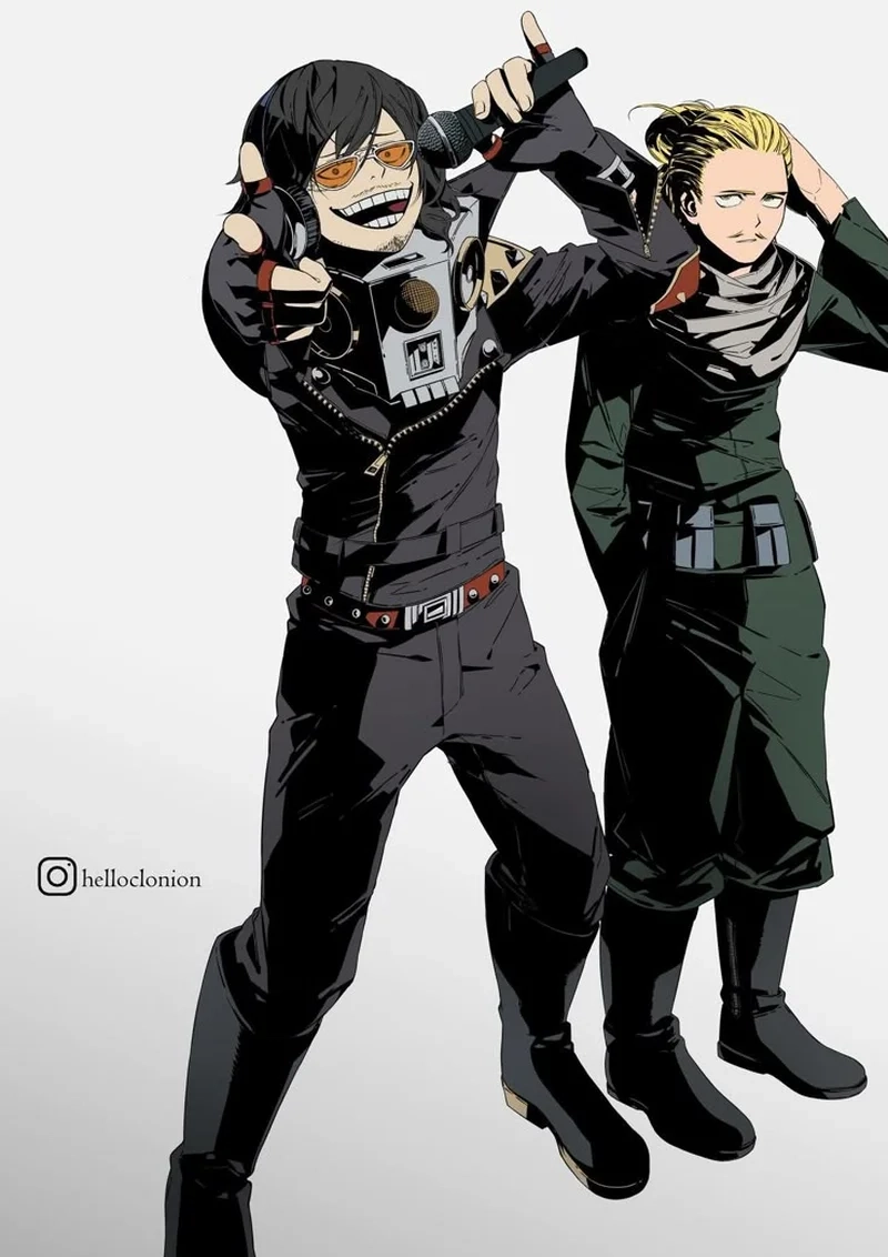 Aizawa x Mic fanart đầy ấm áp và sự thân thiết