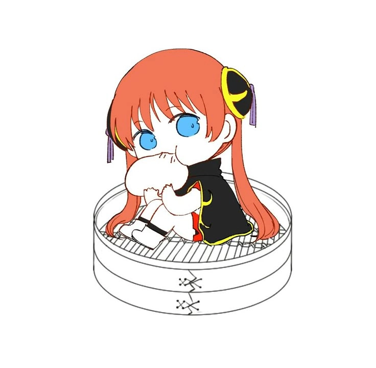 Chibi Kaguya dễ thương trong phong cách chibi đáng yêu