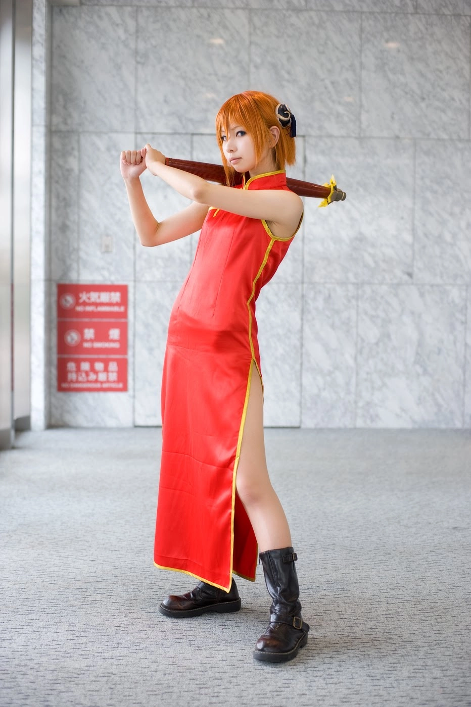 Kagura cosplay mang đến phong cách mạnh mẽ nhưng dễ thương