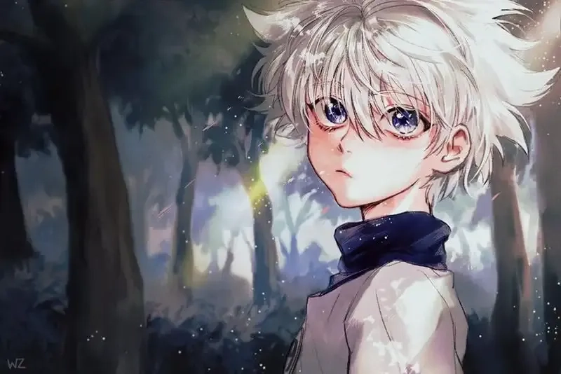 Killua cute với biểu cảm đáng yêu khó cưỡng