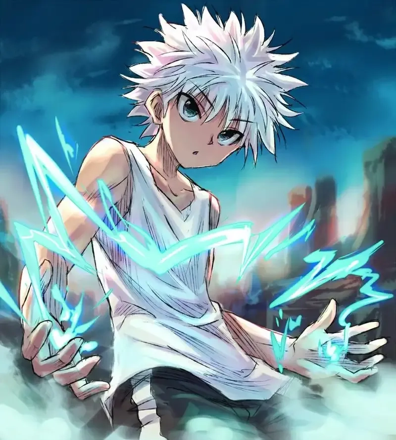 HxH Killua manga có những cảnh chiến đấu mãn nhãn