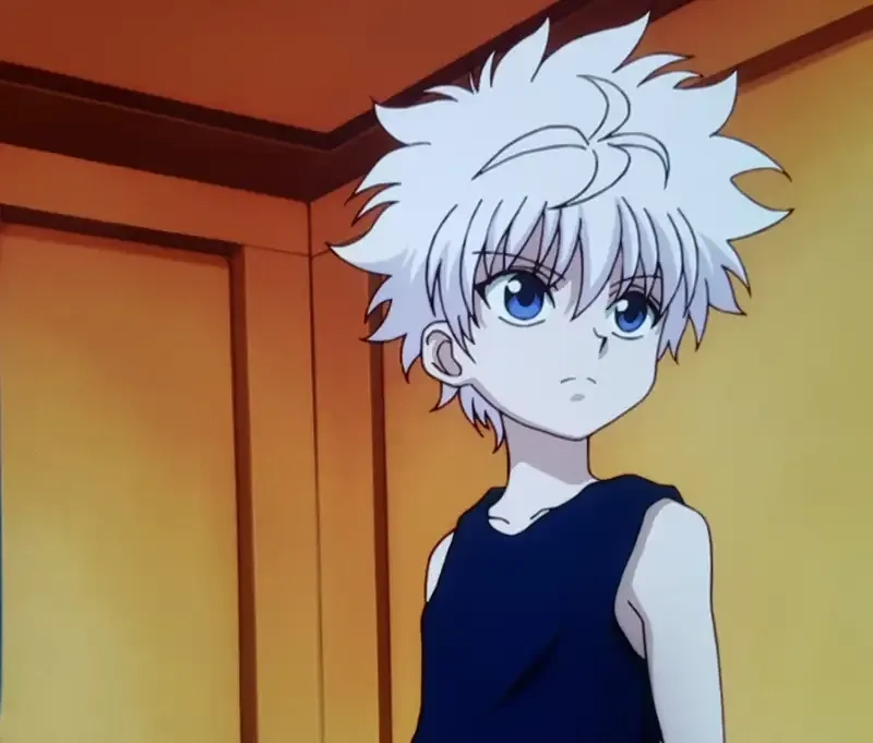 HxH Killua Zoldyck mang ánh nhìn sắc lạnh khó quên