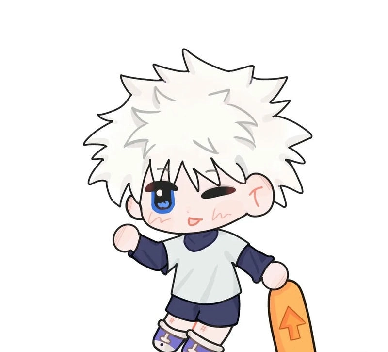 Killua chibi đáng yêu khiến fan đổ gục ngay lập tức