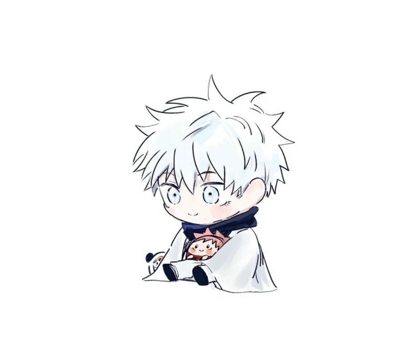 Killua chibi cute mang nét tinh nghịch và đáng yêu