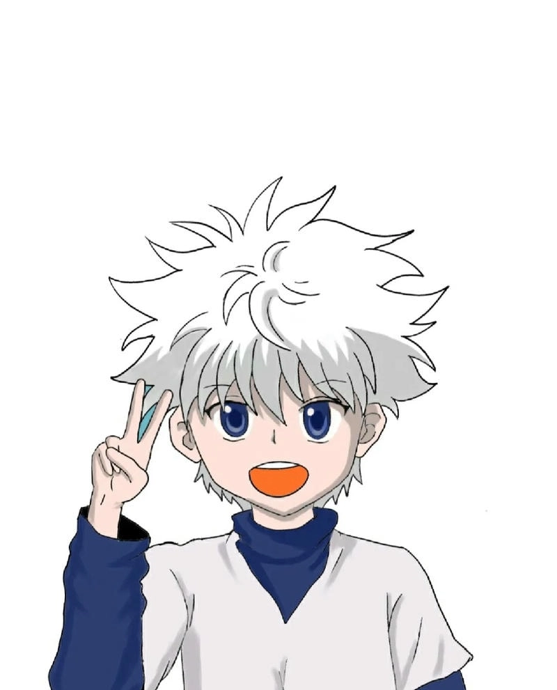 Killua chibi kawaii hút hồn với phong cách Nhật cực xinh
