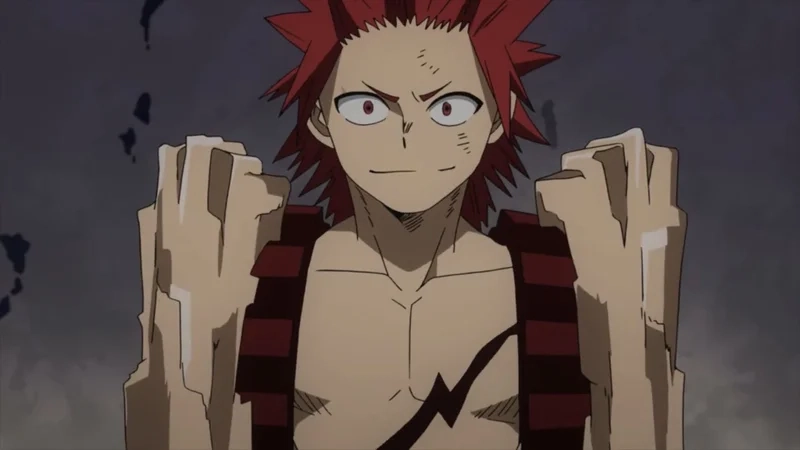 Kirishima Eijirou thể hiện tinh thần anh hùng cháy bỏng