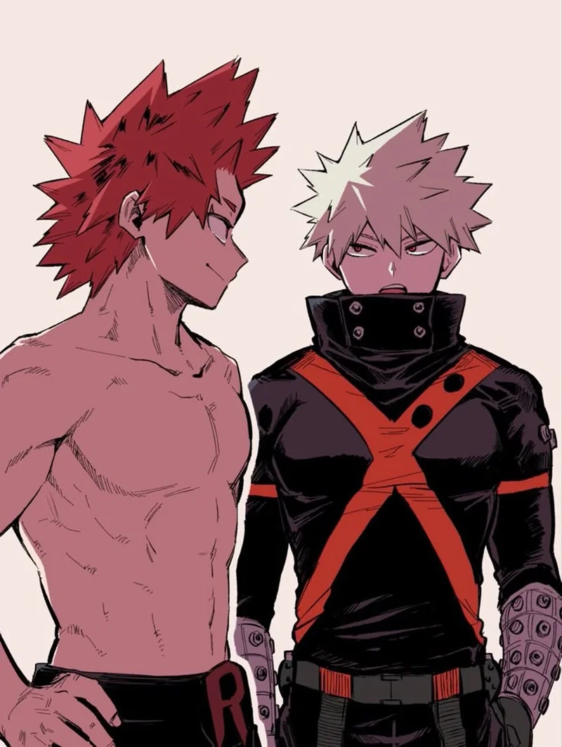 Bakugou x Kirishima luôn sát cánh không rời
