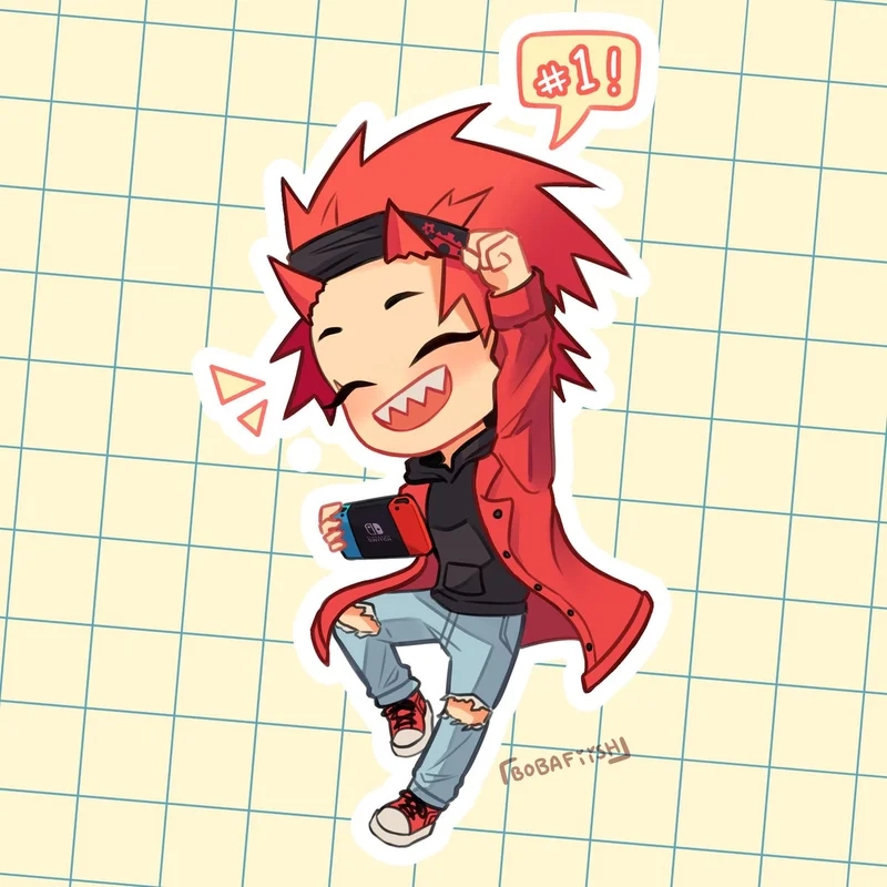 Eijiro Kirishima chibi làm tan chảy mọi ánh nhìn