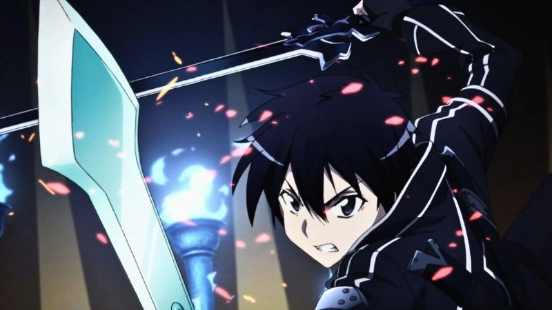 Những thanh kiếm của Kirito gồm Elucidator