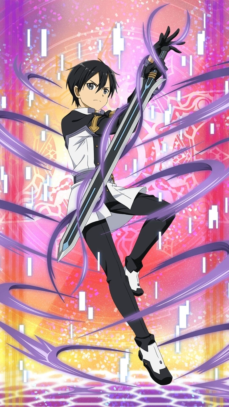 Kiếm Kirito tỏa sáng mỗi khi anh ra trận