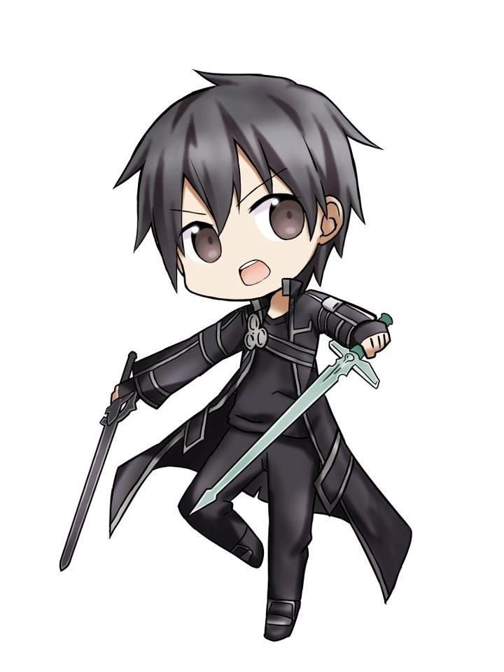 Kirito chibi đáng yêu khiến fan tan chảy