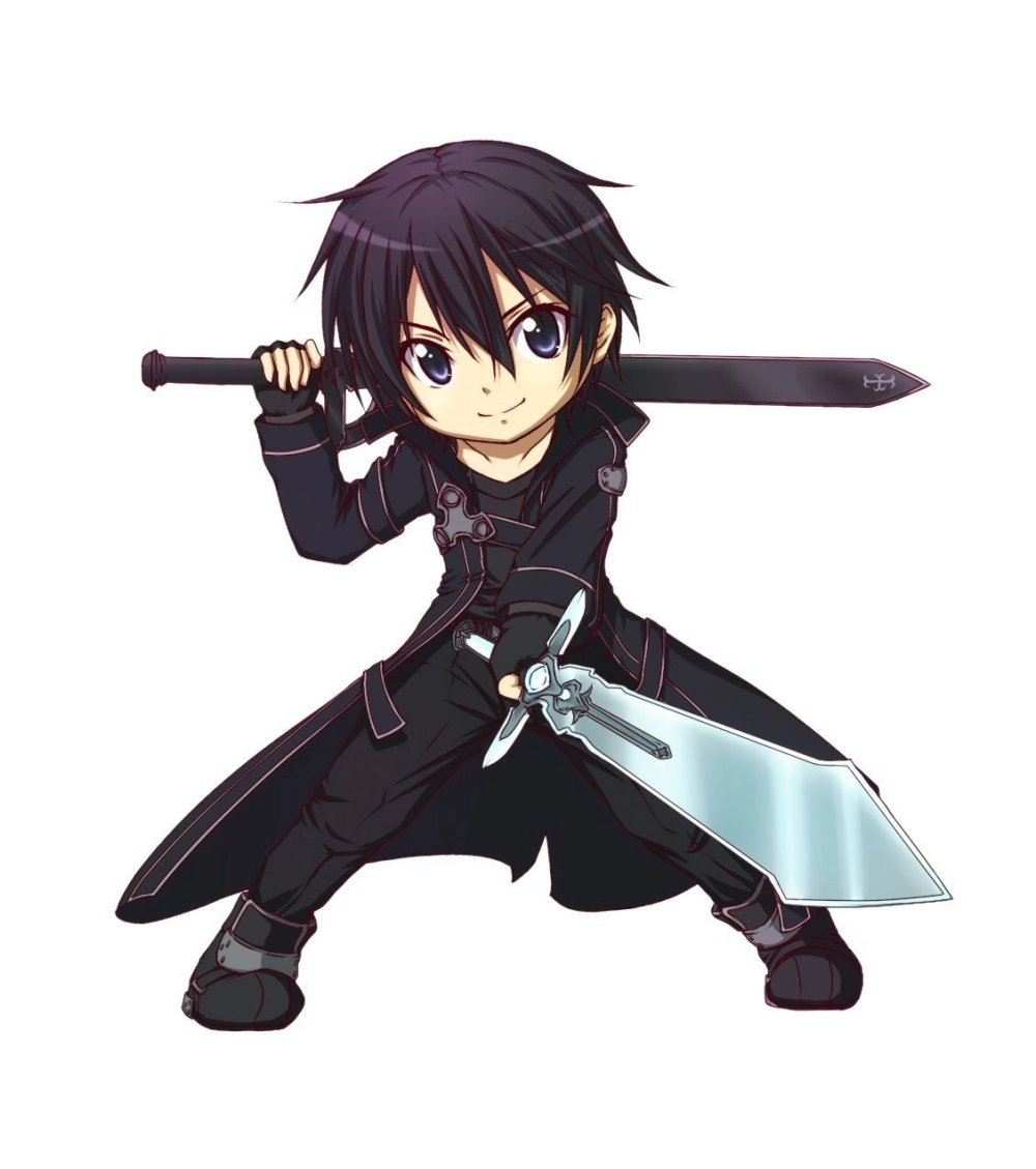 Ảnh Kirito chibi cute lan tỏa sự dễ thương