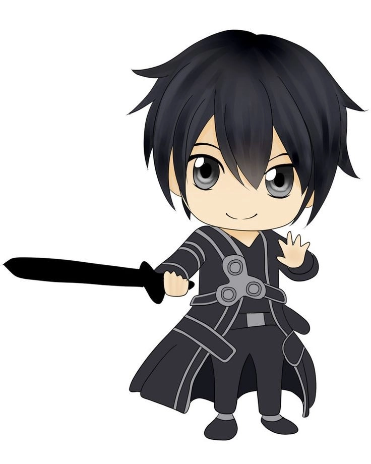 Hình Kirito chibi khiến ai nhìn cũng mỉm cười