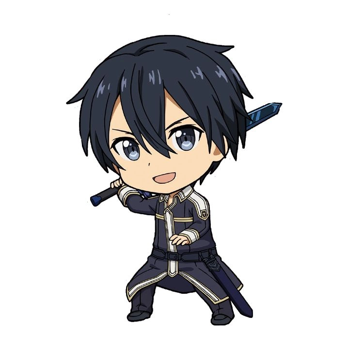 Kirito SAO chibi mang nét tinh nghịch cuốn hút