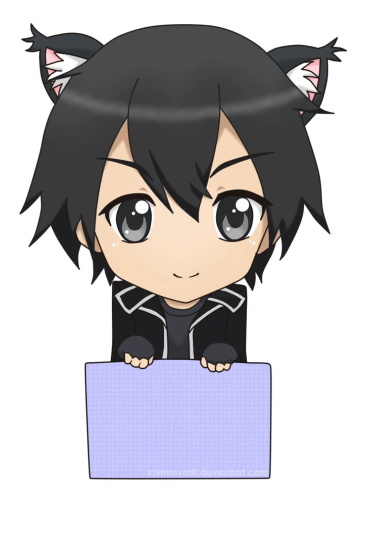 Sword Art Online Kirito chibi khiến tim rung động
