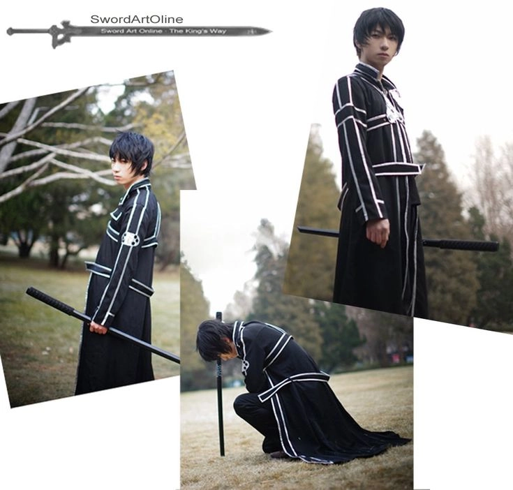 Kirito cosplay costume cực kỳ chi tiết tinh xảo