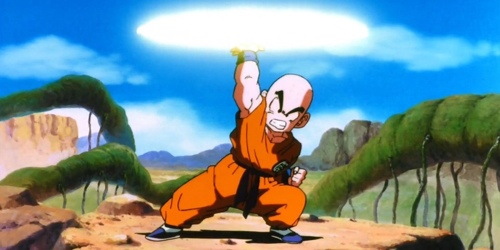 Dragon Ball Z Krillin nổi bật với sức mạnh và lòng can đảm không ngừng nghỉ