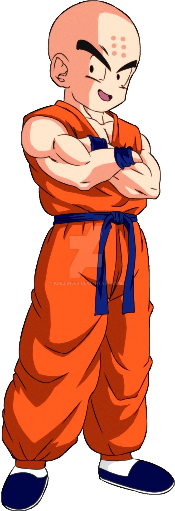 Krillin Dragon Ball Z chiến đấu mạnh mẽ dù không sở hữu sức mạnh vượt trội