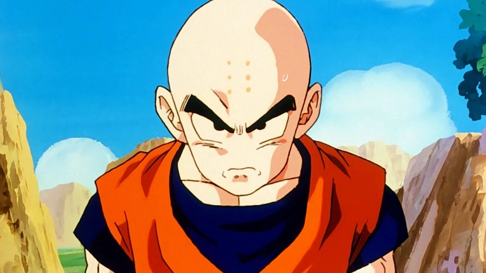 Krillin lúc nhỏ cậu bé thông minh và mạnh mẽ dù còn non nớt