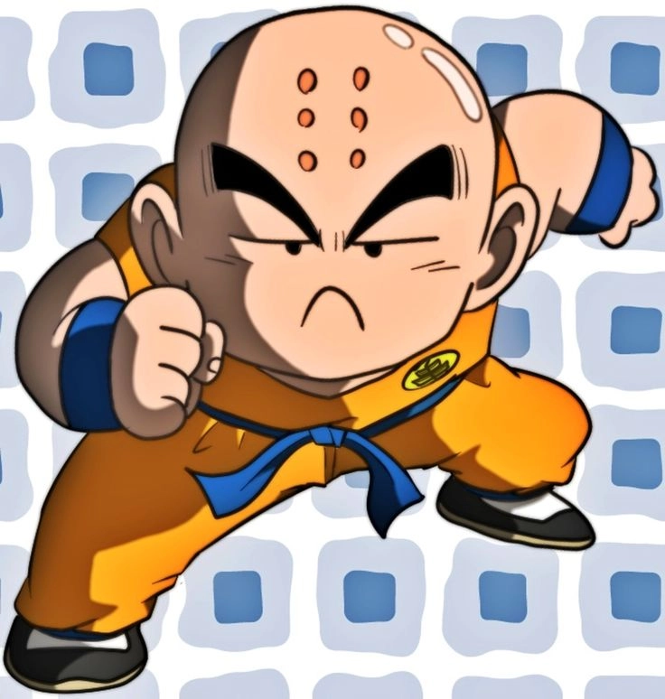 SSJ Krillin tưởng tượng về một Krillin mạnh mẽ như Super Saiyan trong thế giới Dragon Ball
