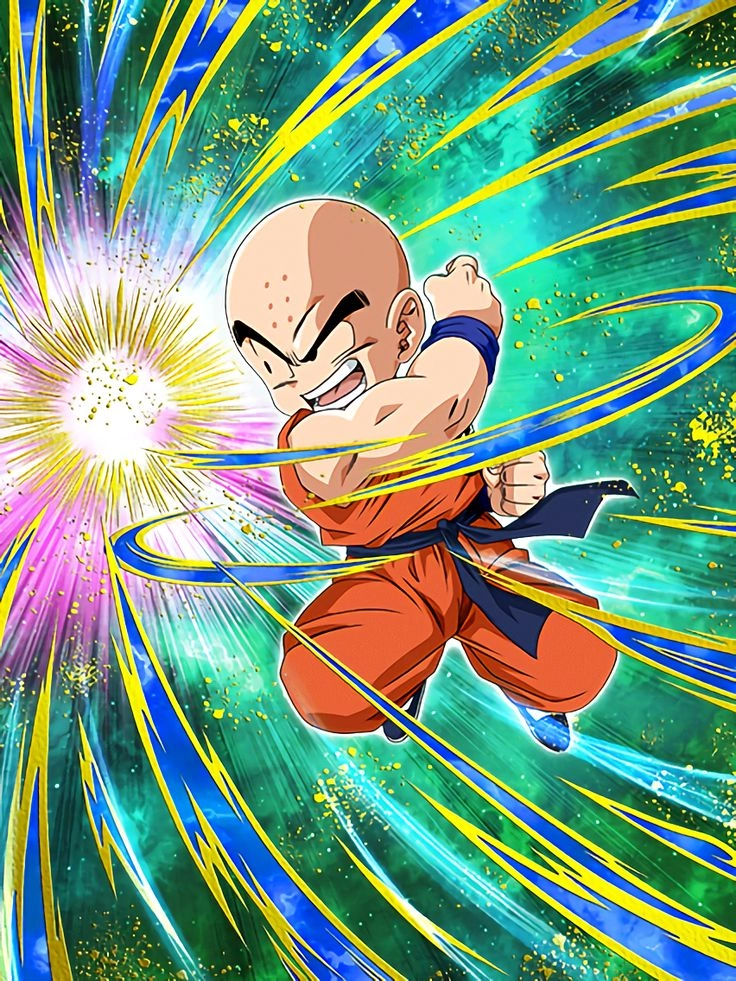 Krillin hair kiểu tóc đặc trưng không thể lẫn với ai khác trong vũ trụ Dragon Ball