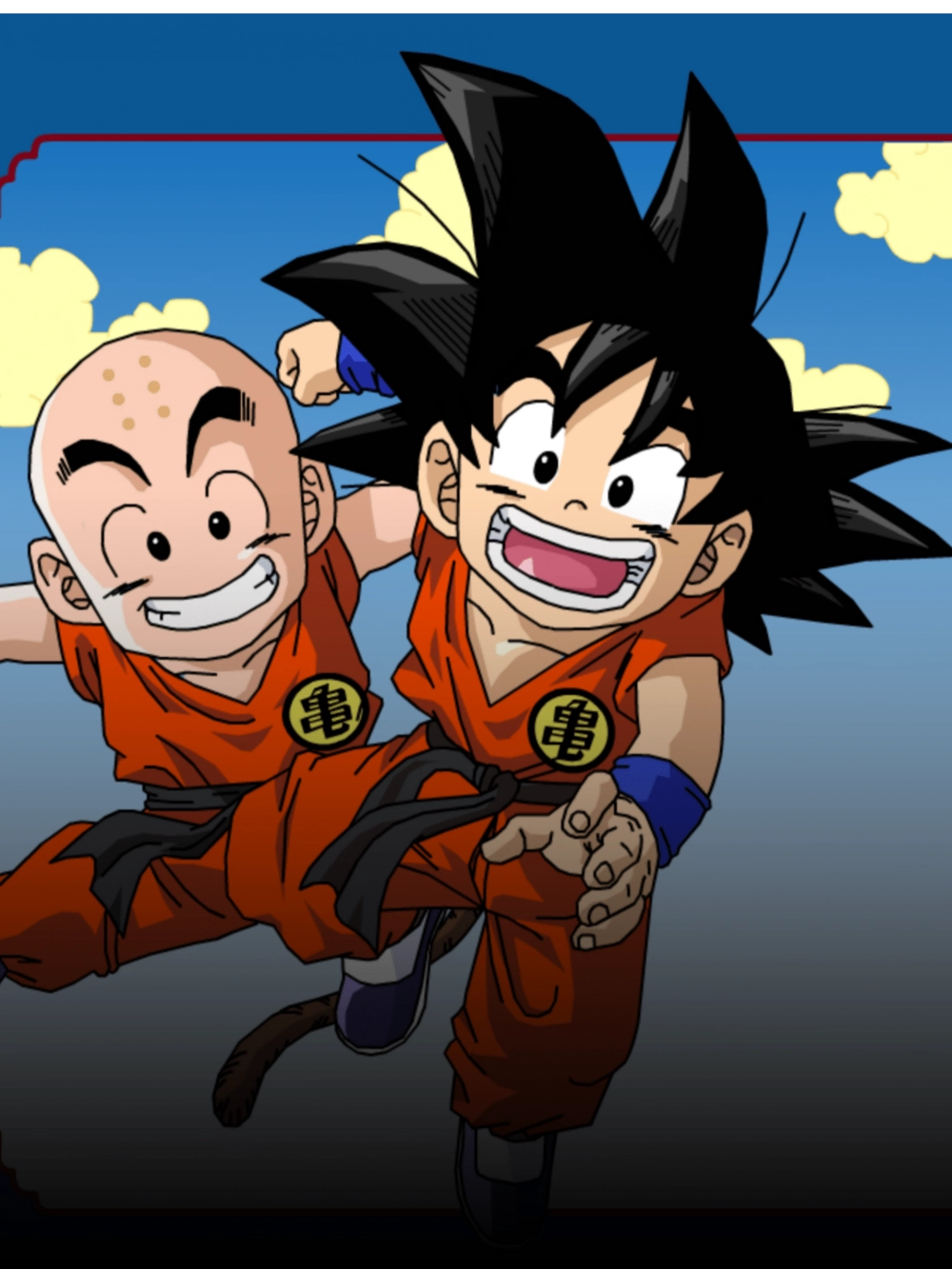Goku and Krillin tình bạn lâu dài giữa Goku và Krillin