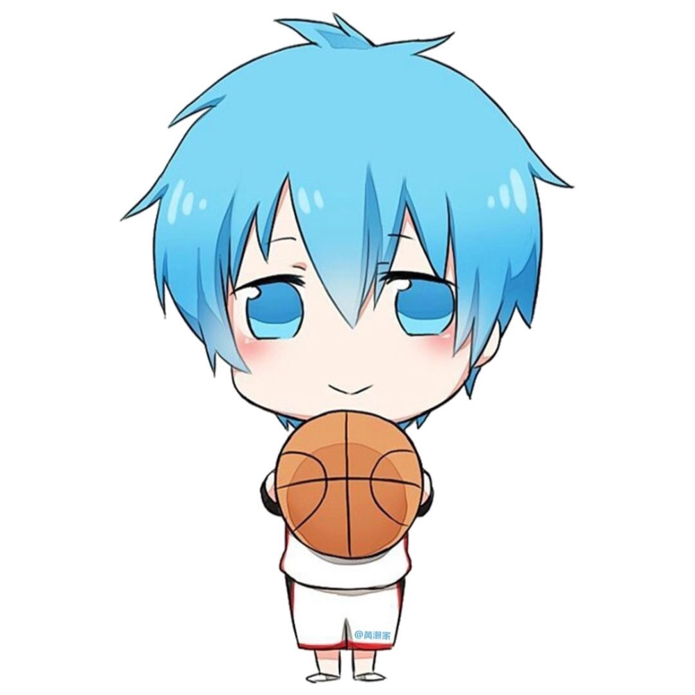 Kuroko chibi với ánh mắt ngây thơ đáng yêu