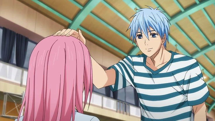 Kuroko No Basket Kuroko x Momoi tình cảm nhẹ nhàng