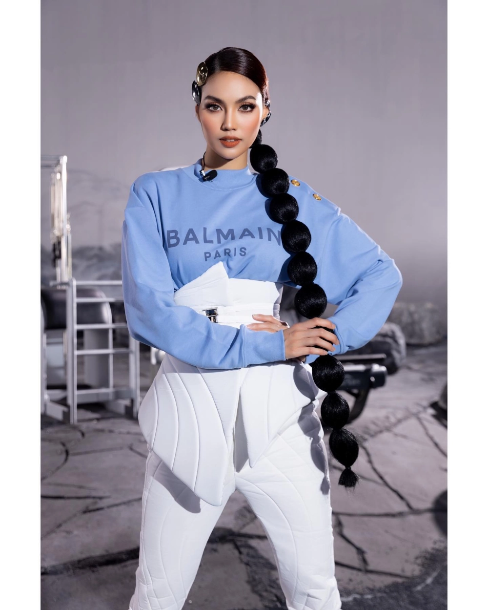 Lan Khuê cao bao nhiêu 1m76 nổi bật sàn catwalk
