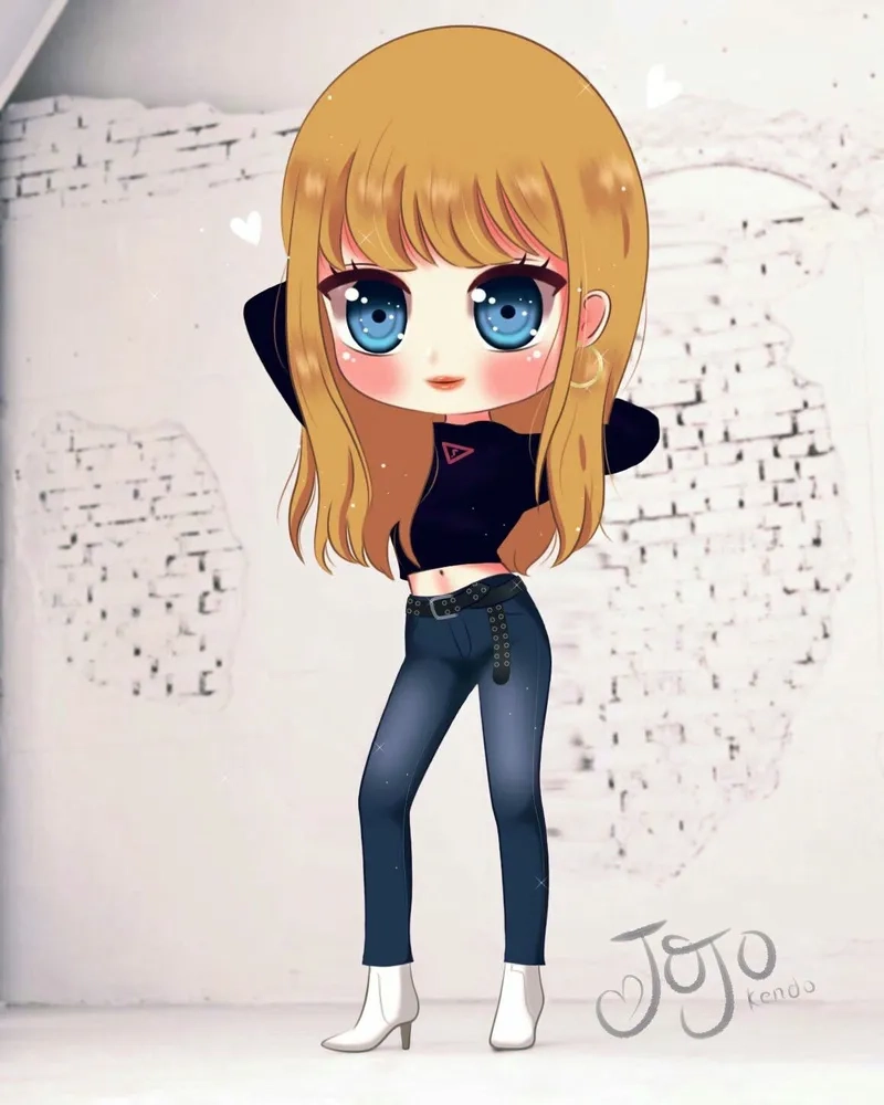 Đốn tim fan với ảnh lisa chibi cực kỳ dễ thương