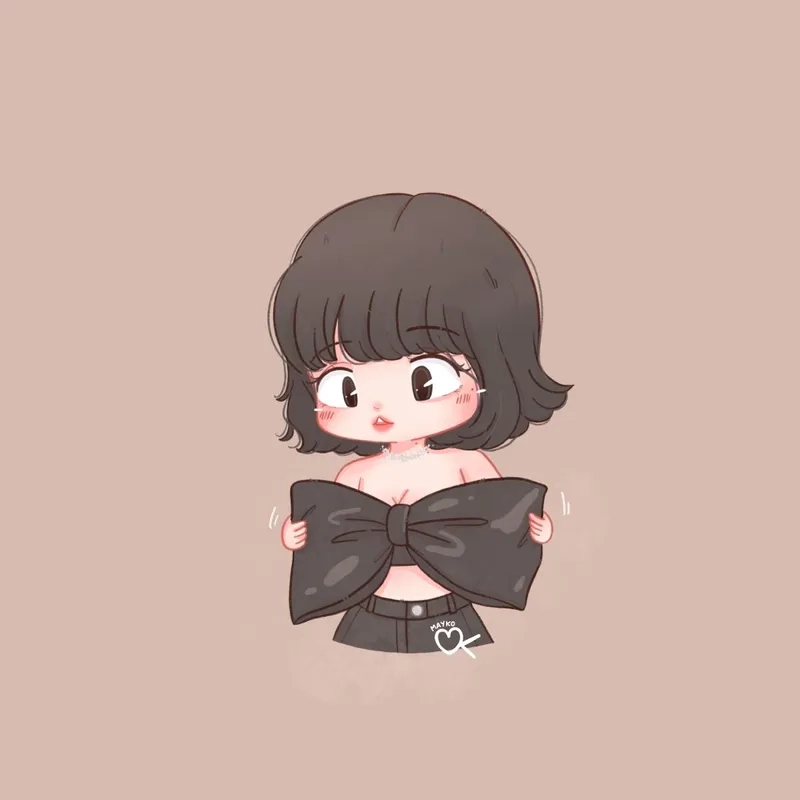 Ngắm nhìn lisa chibi png cực nét không thể bỏ lỡ