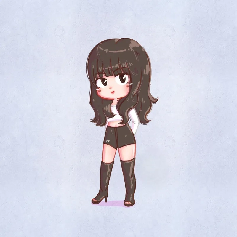 Tổng hợp các mẫu vẽ lisa chibi siêu dễ thương