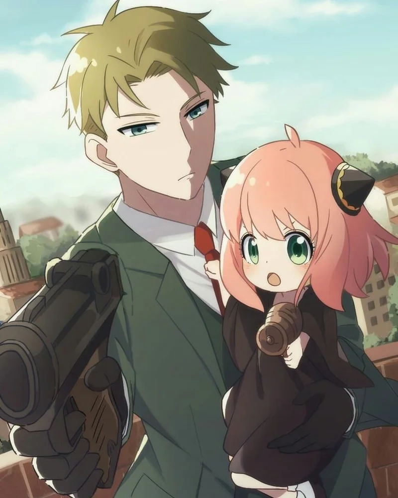 Anya and Loid Forger tình cha con tuyệt vời trong Spy x Family