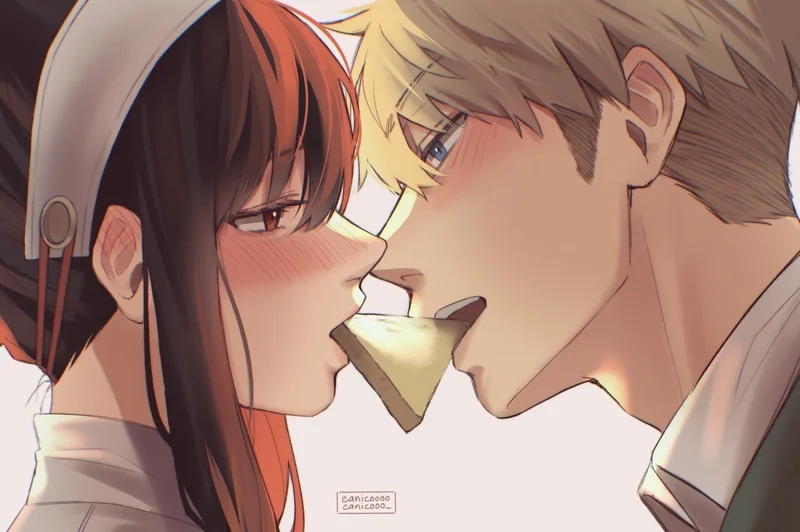 Loid Forger and Yor kiss khoảnh khắc ngọt ngào trong tình yêu