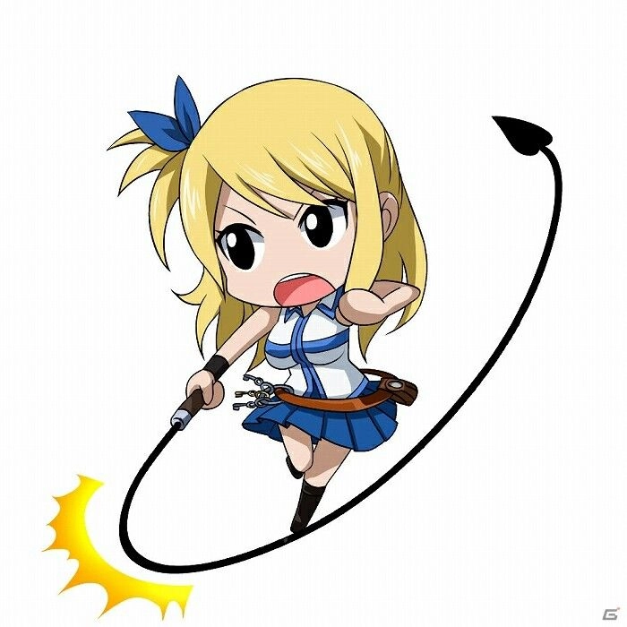 Chibi Lucy nhỏ nhắn nhưng toát lên vẻ tinh nghịch