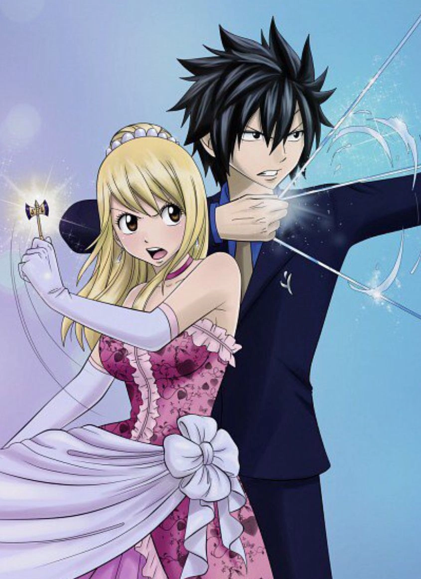 Gray x Lucy manga từng có nhiều tương tác đáng nhớ