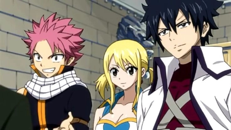 Gray Lucy Natsu là bộ ba gây tranh cãi trong Fairy Tail