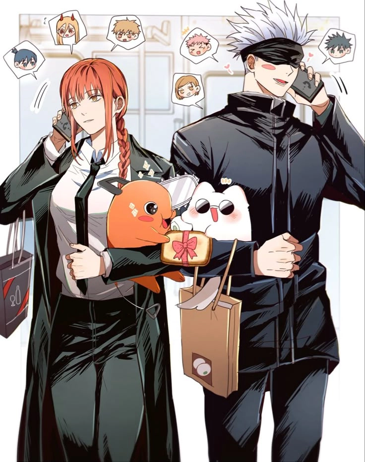 Gojo x Makima sự kết hợp đầy hấp dẫn giữa Gojo và Makima