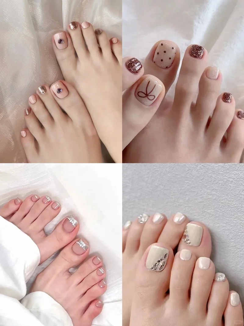 Phối đồ chuẩn khi kết hợp màu sơn móng chân cho da ngăm đen