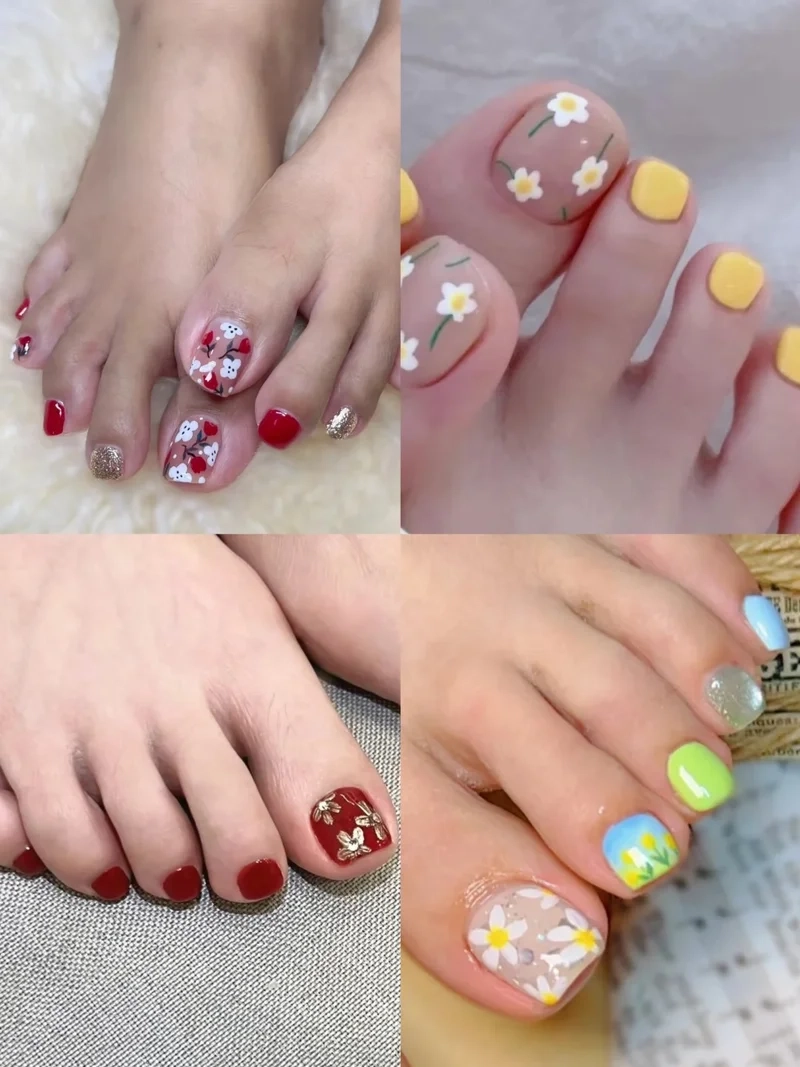 Gợi ý màu nail chân cho da ngăm phù hợp mọi phong cách