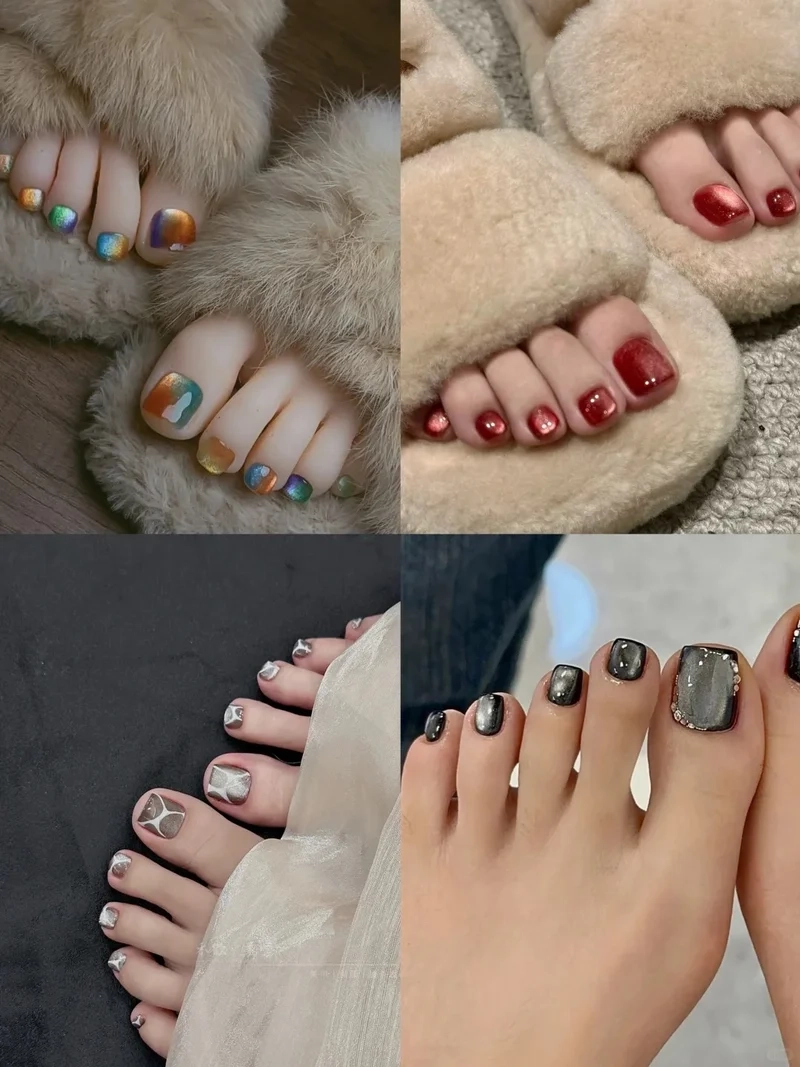 Mách nàng bí quyết chọn mẫu nail chân da ngăm chuẩn Hàn