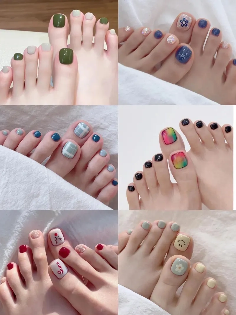 Mỗi dịp đặc biệt đều không thể thiếu các kiểu móng chân đẹp