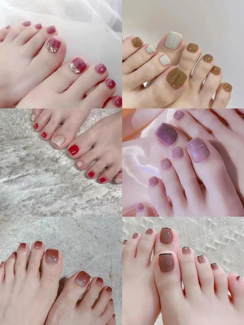 Khám phá các kiểu sơn gel móng chân đẹp cho đôi chân thêm phần sang trọng