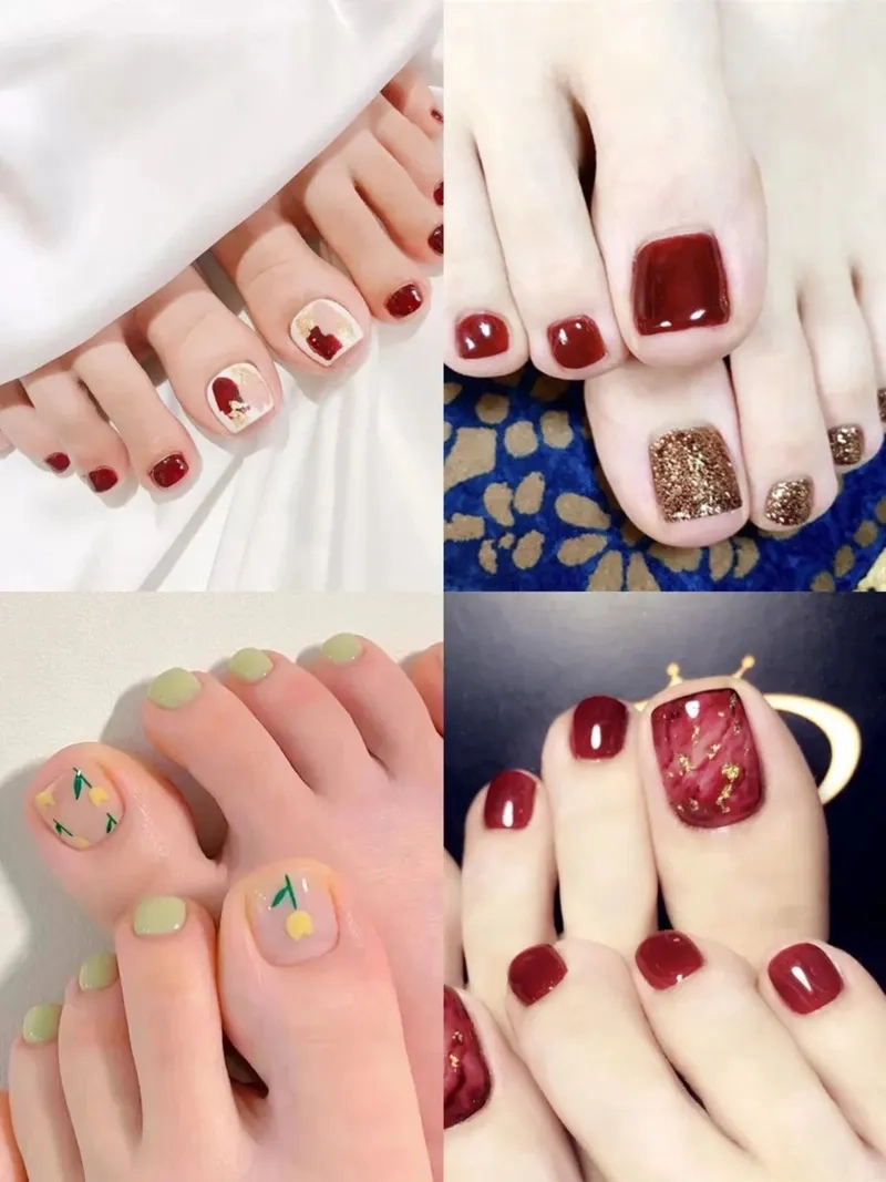 Mẫu màu móng chân đẹp giúp bạn nổi bật mọi lúc mọi nơi